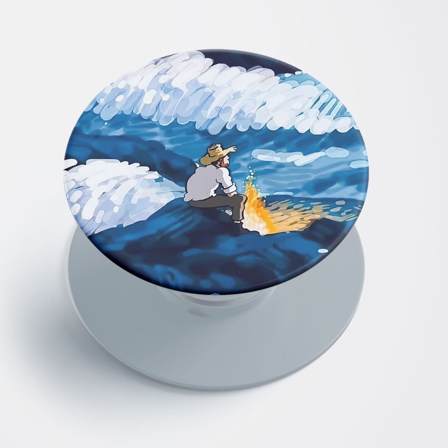 Van Gogh Fire Place Flat Pop Holder