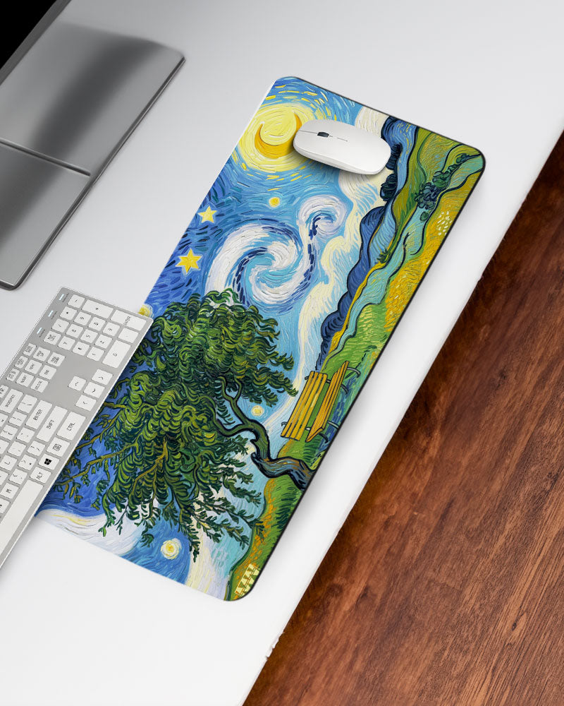 Van Gogh’s Garden Dreams Deskmat