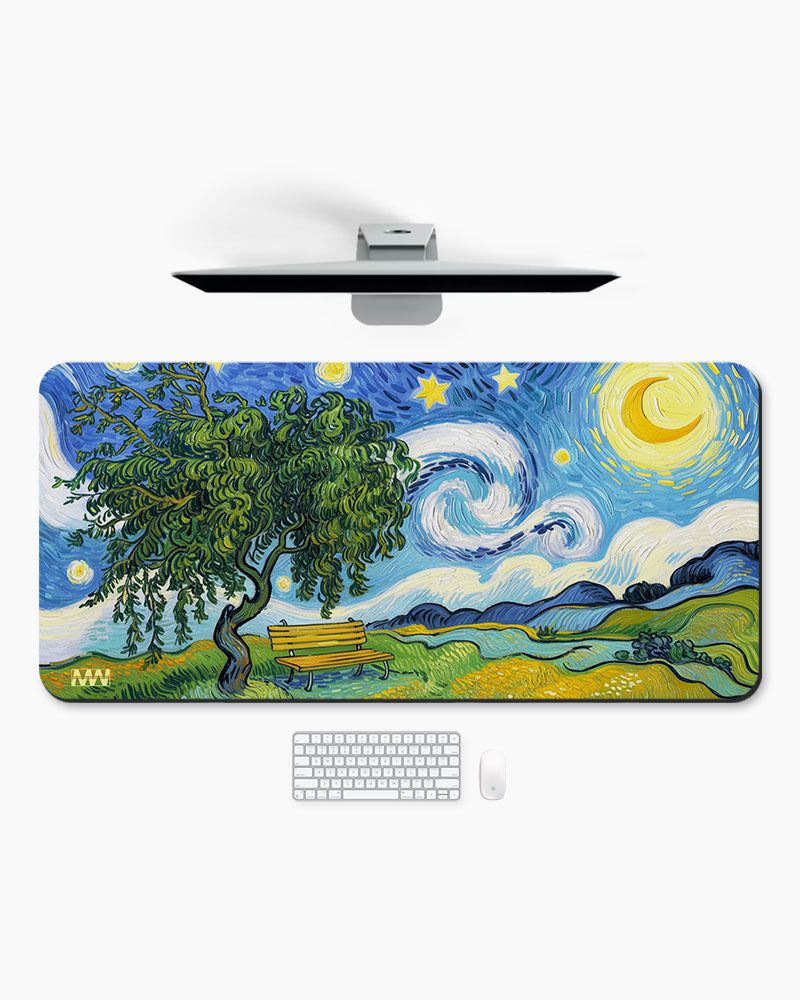 Van Gogh’s Garden Dreams Deskmat
