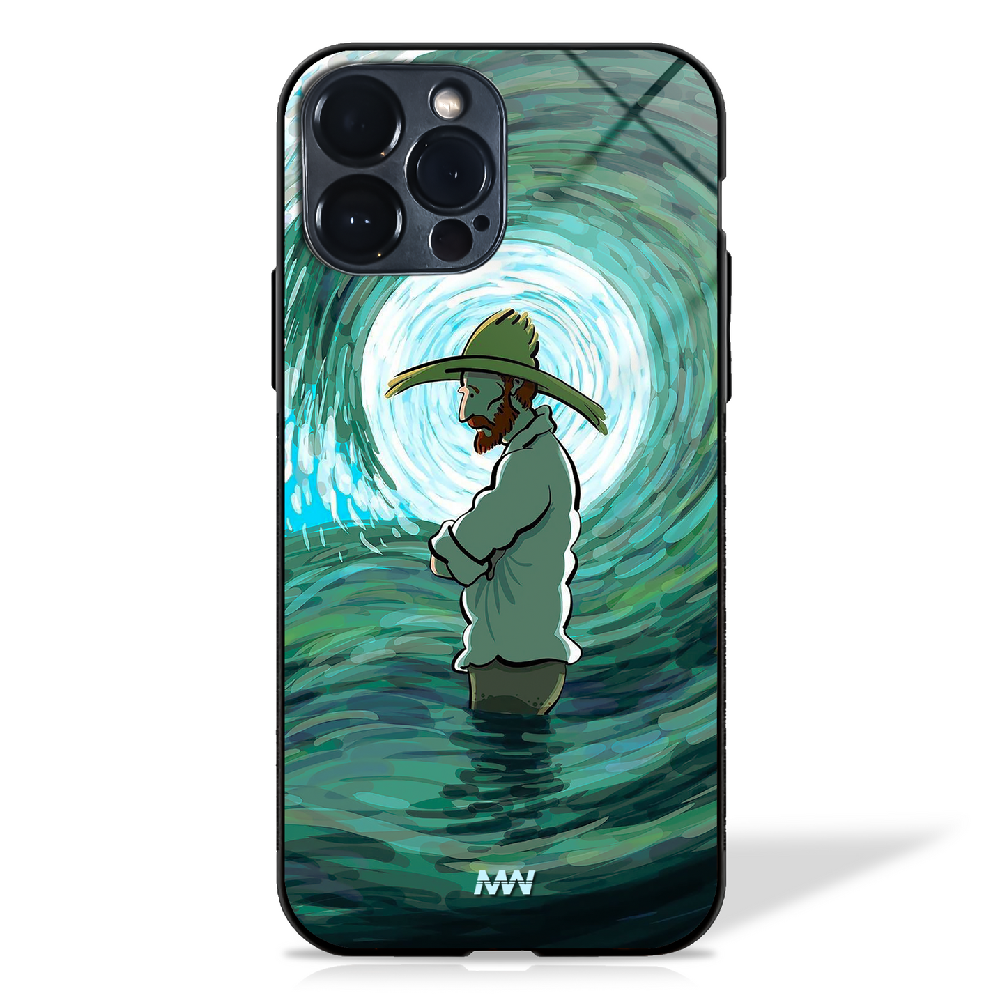 Van Gogh's Art Inspired GLASS CASE - - MW Stuffs -