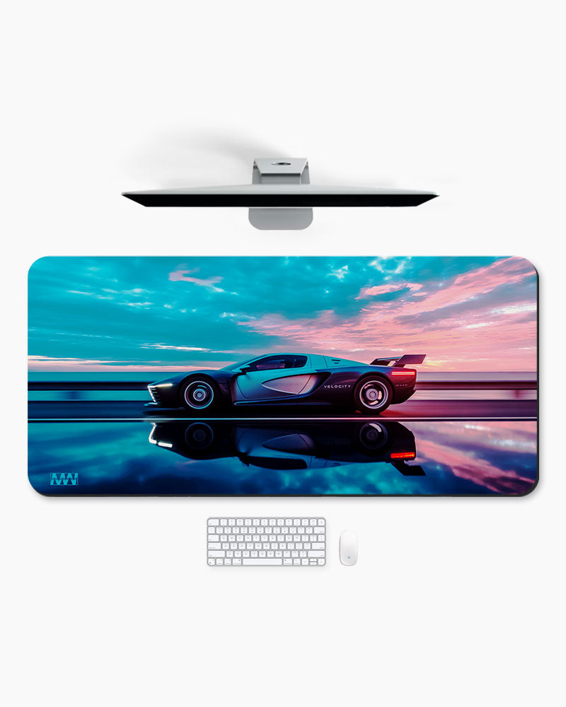 Velocity Mirage Sunset Speedline DeskMat