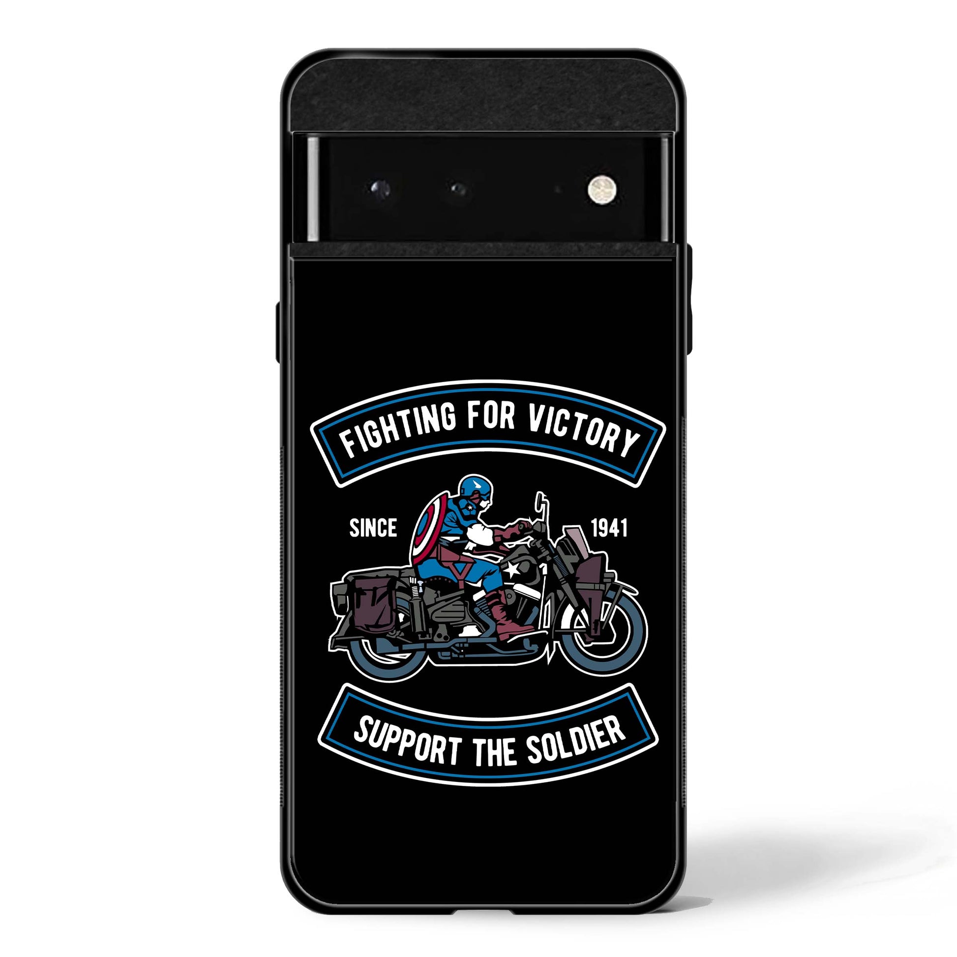 Vintage Captain Ride Google Pixel Glass Phone Case