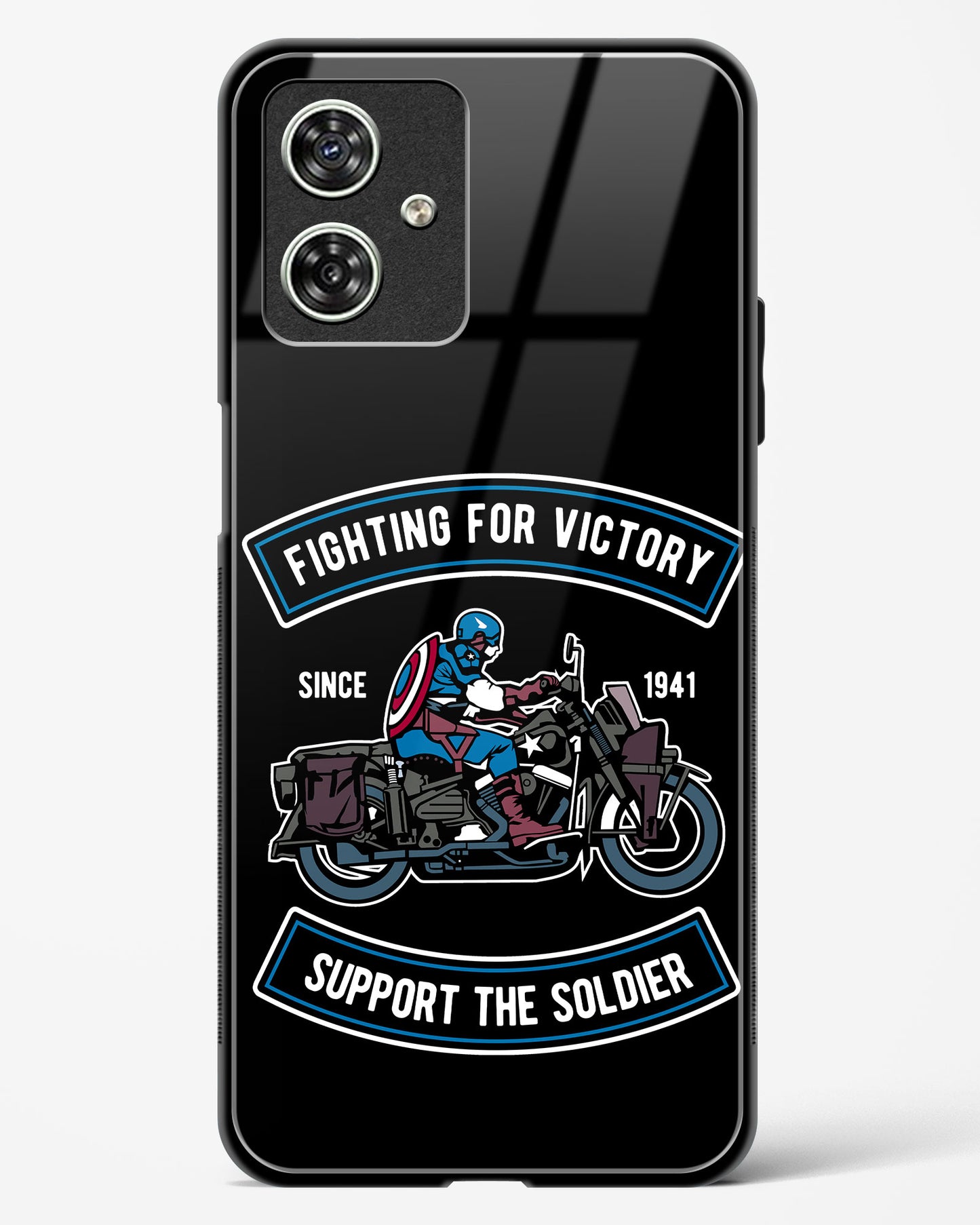 Vintage Heroic Ride Glass Phone Case-Moto G64 5G