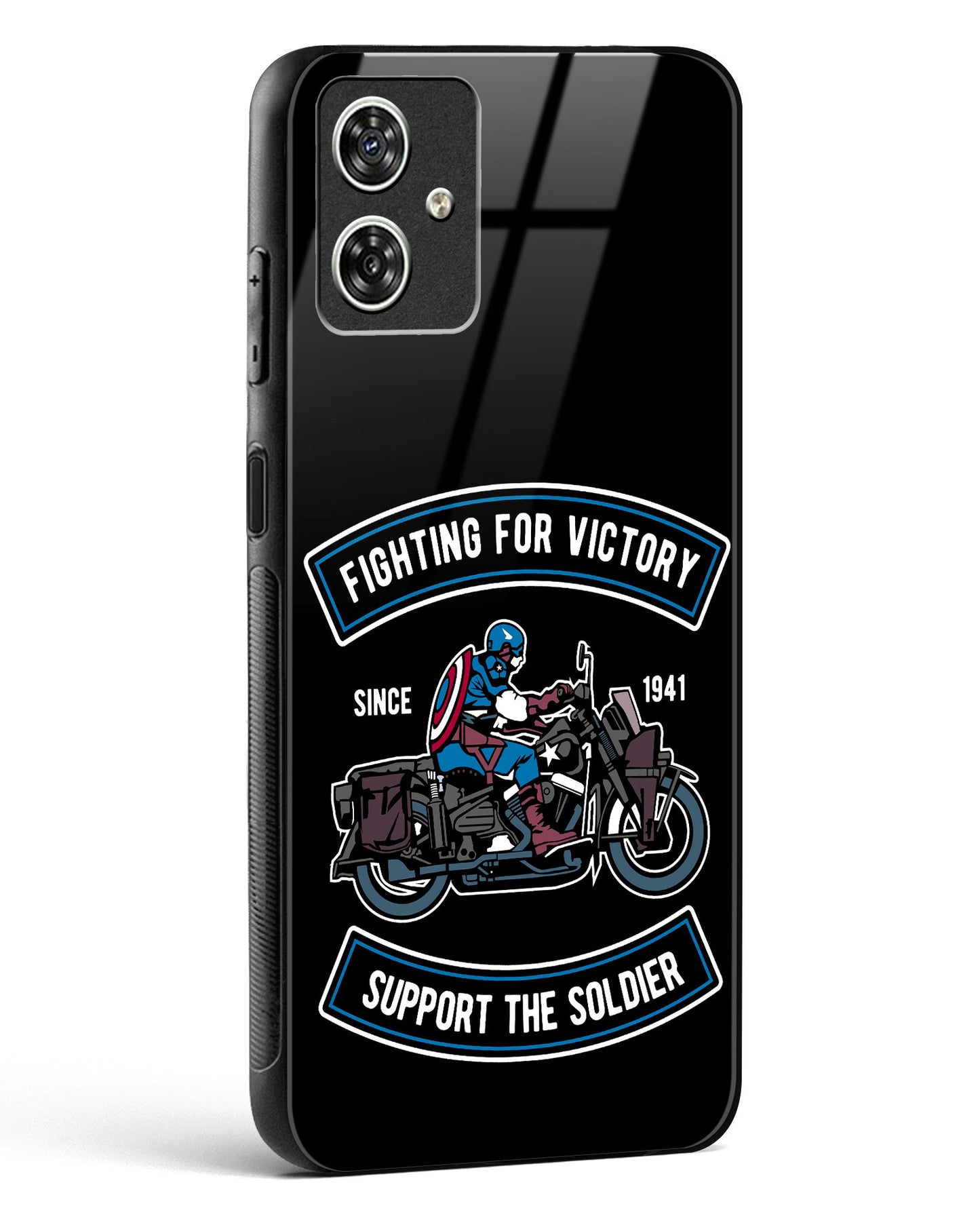 Vintage Heroic Ride Glass Phone Case-Moto G64 5G