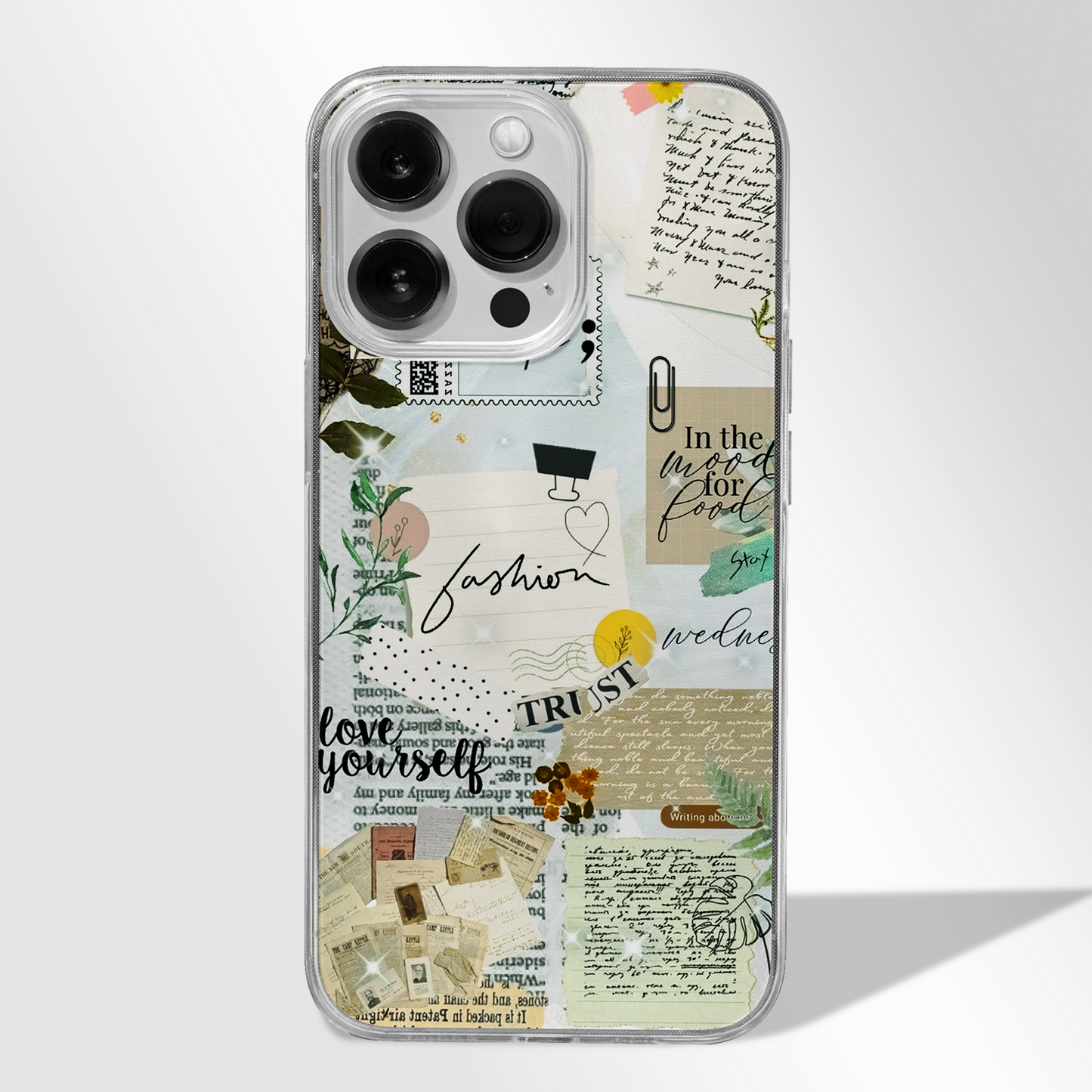 Vintage Aesthetic Quotes Premium CLEAR CASE - - MW Stuffs -