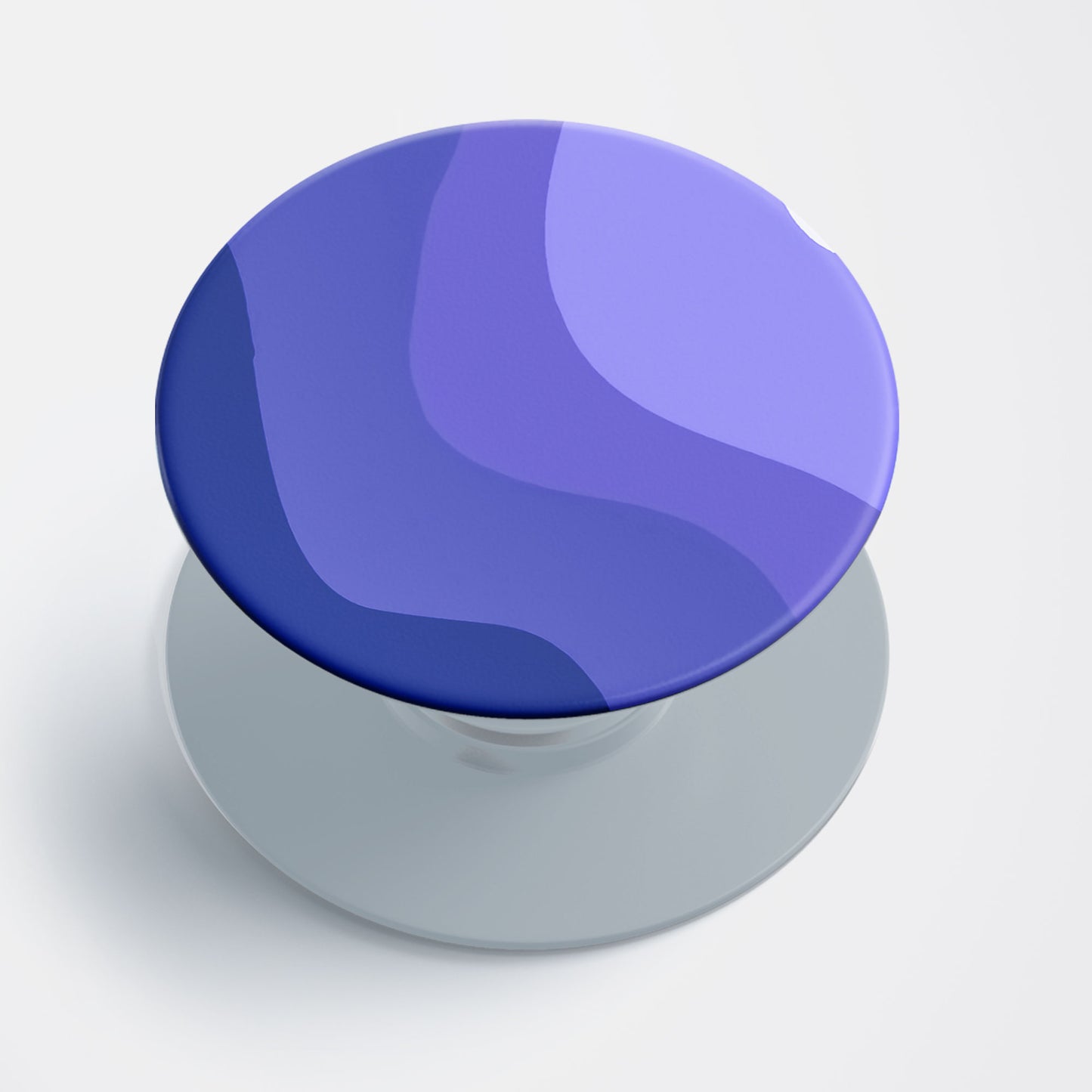 Violet Waves Flat Pop Holder