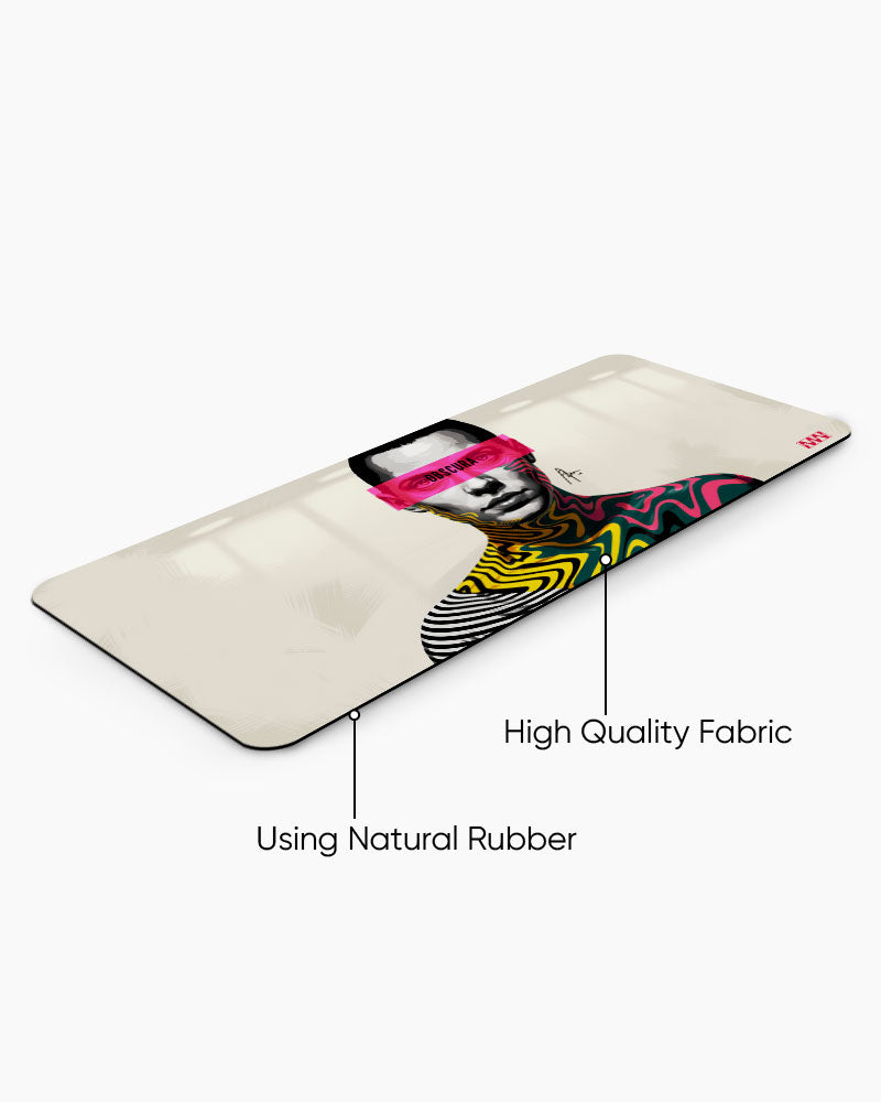 Visual Riot Structured by Instinct Deskmat