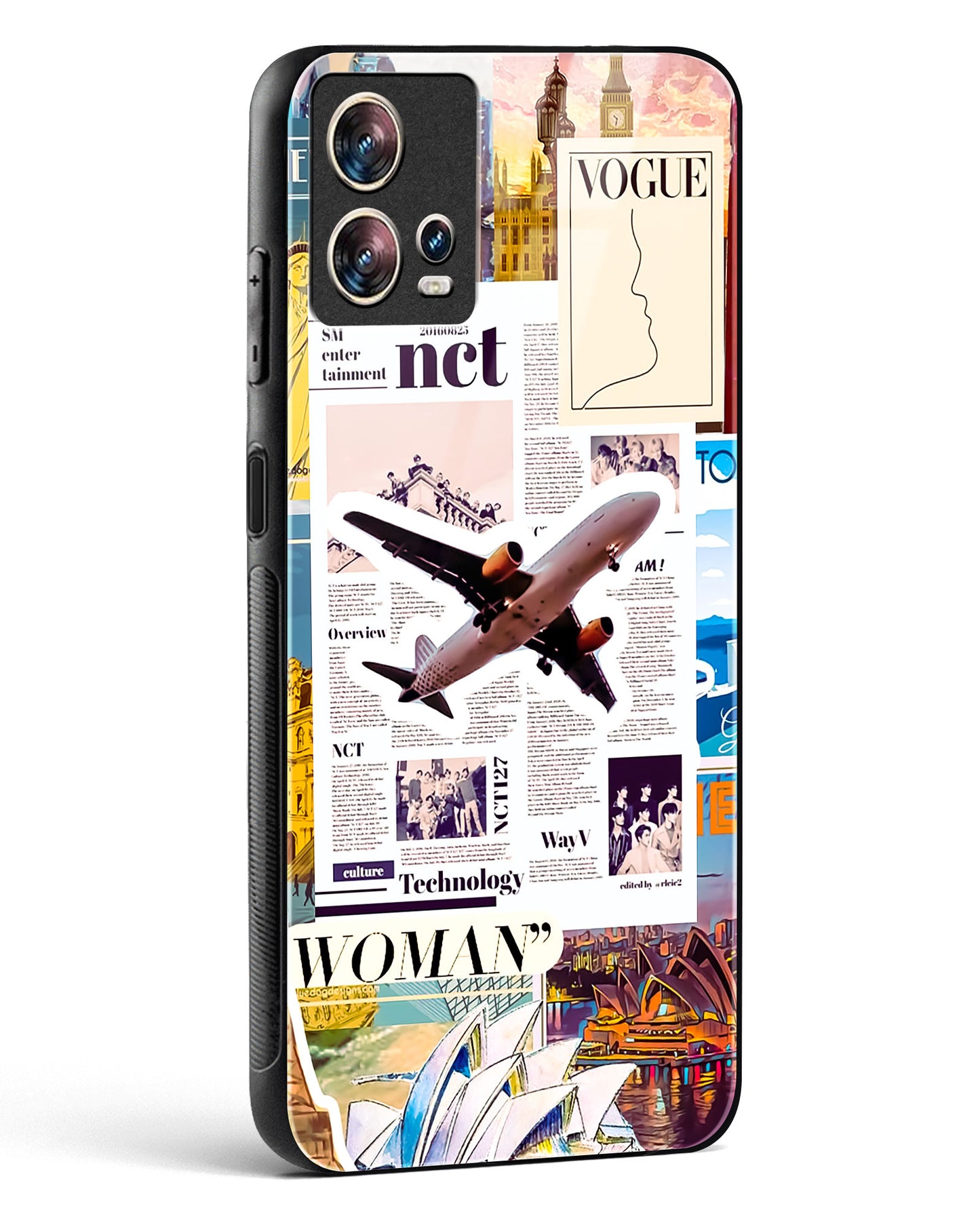 Wanderlust Travel Glass Phone Case-Motorola Edge 30 Fusion
