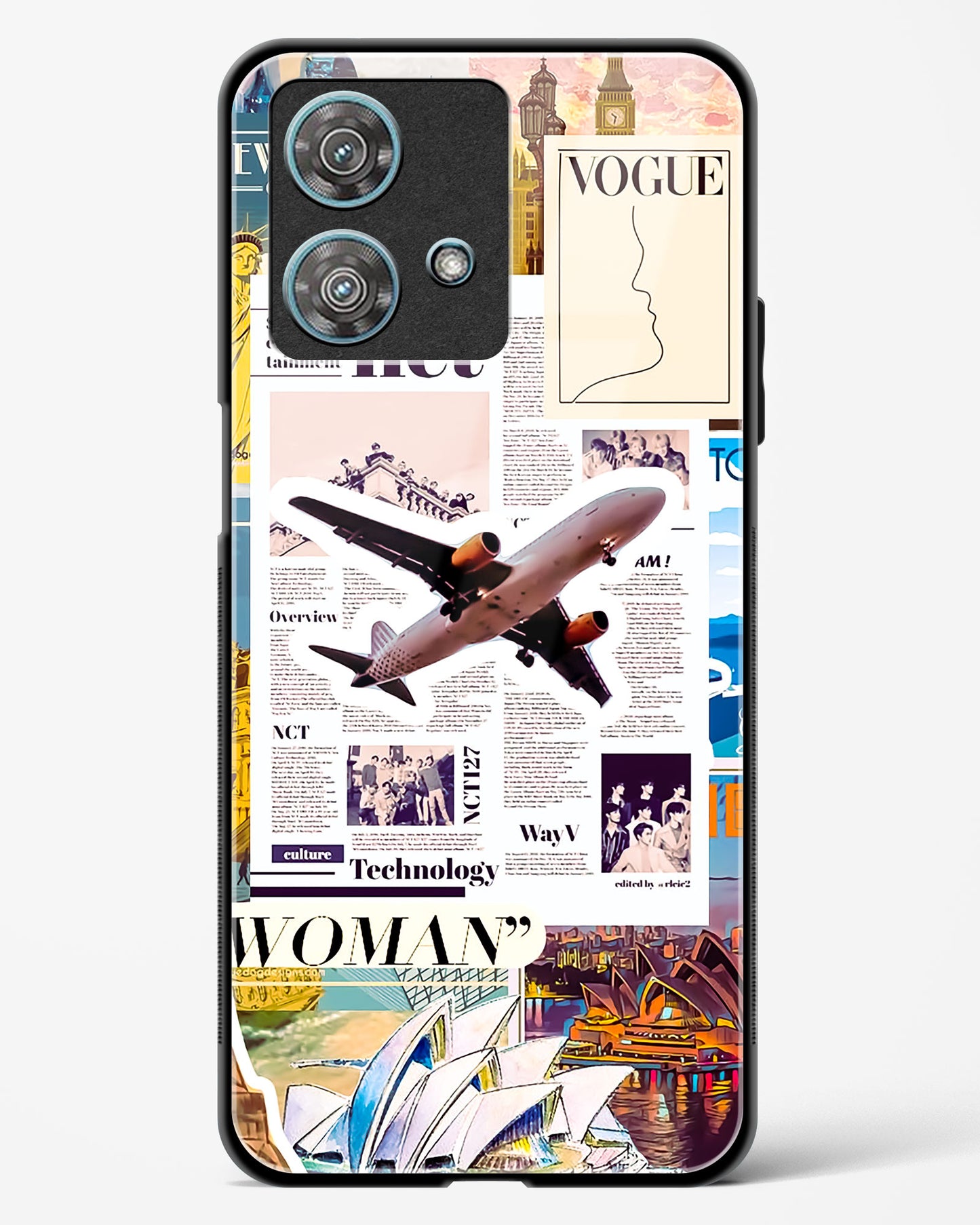 Wanderlust Travel Glass Phone Case-Motorola Edge 40 Neo