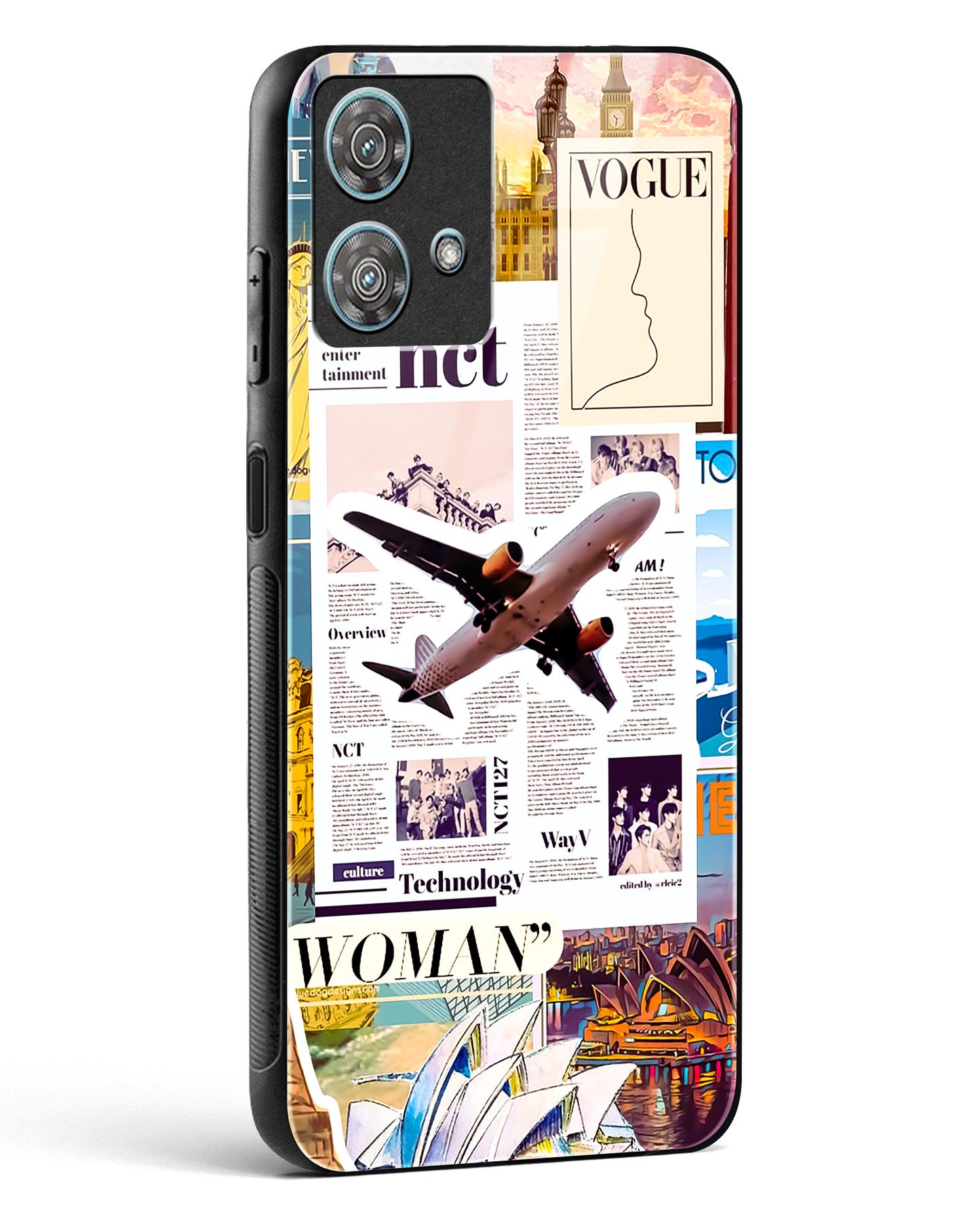 Wanderlust Travel Glass Phone Case-Motorola Edge 40 Neo