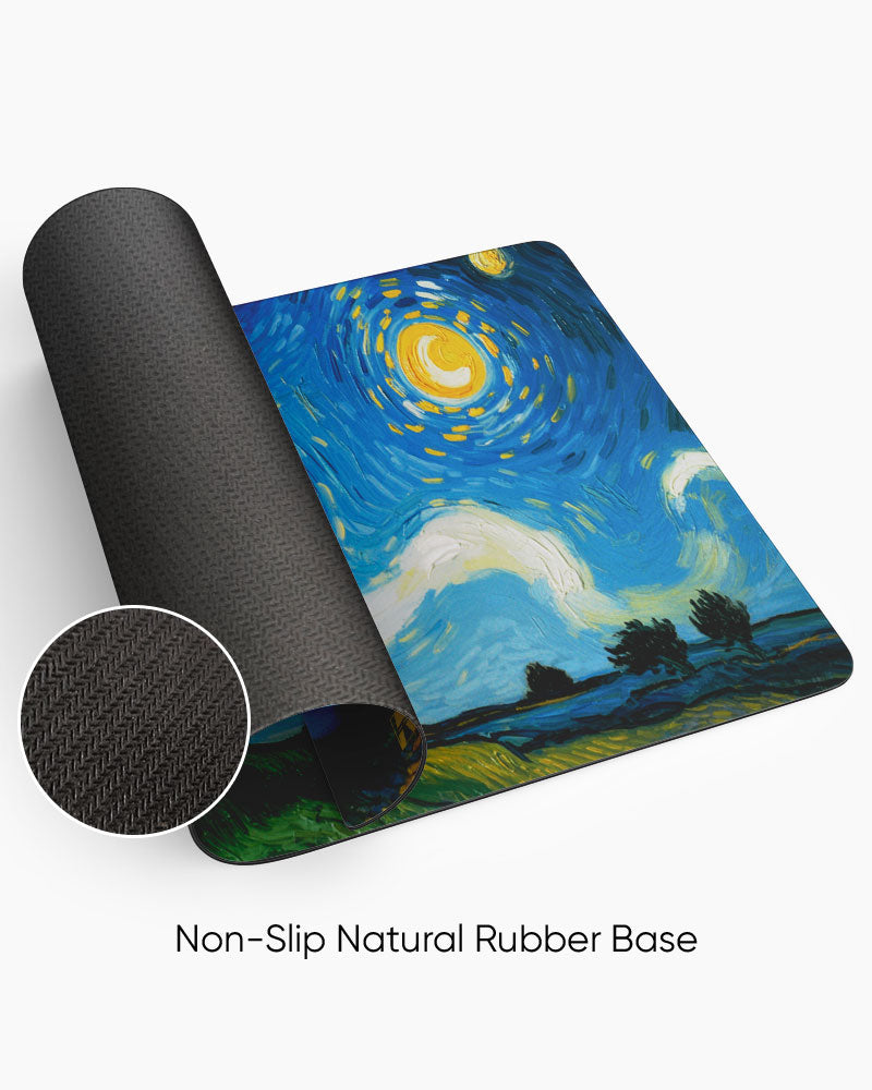 Windmill Under the Painted Sky DeskMat