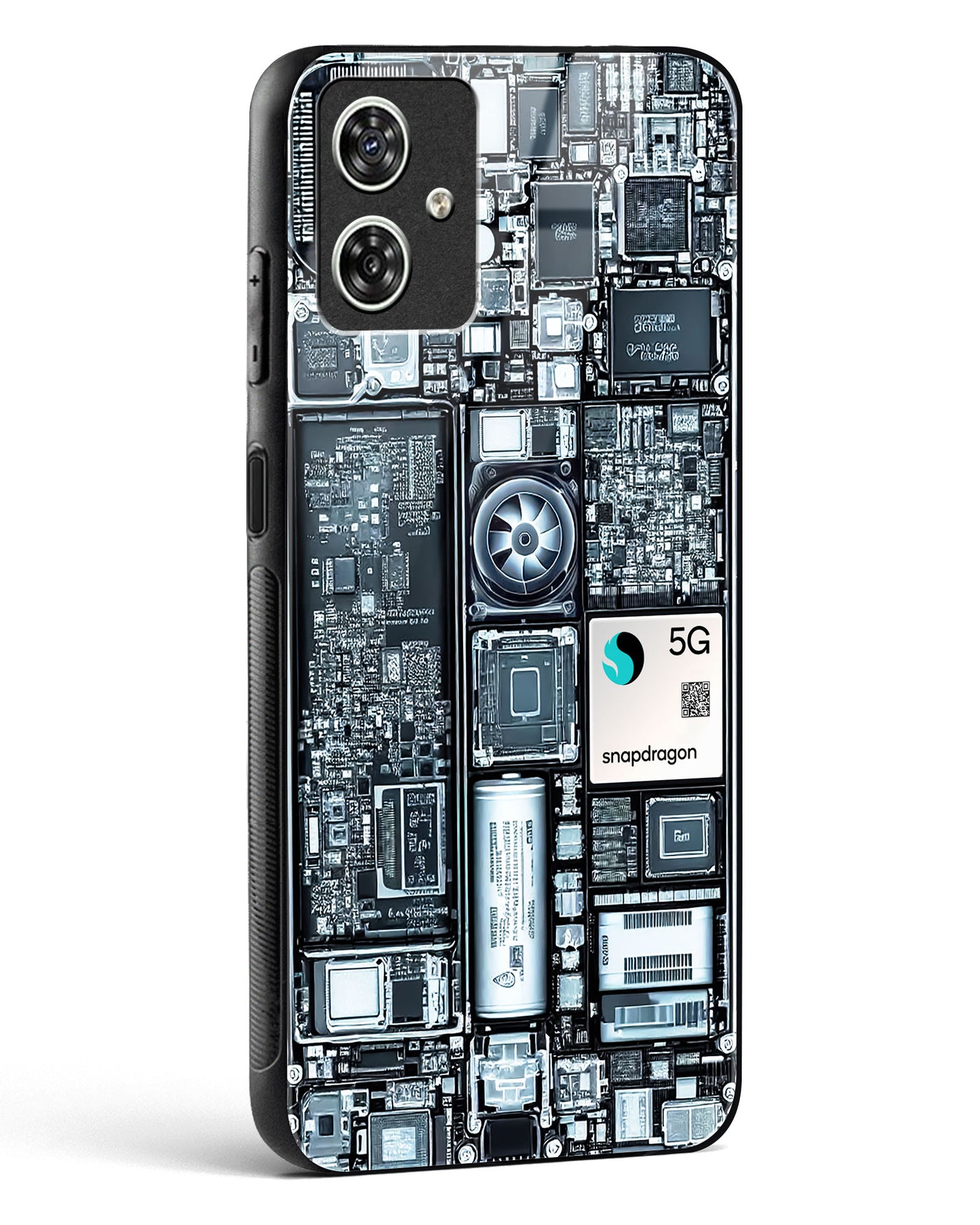 X-ray Vision Cyber Glass Phone Case-Moto G64 5G