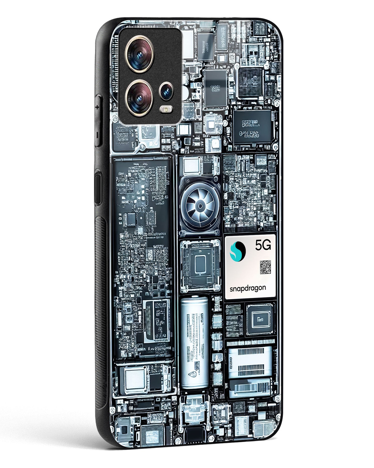 X-ray Vision Cyber Glass Phone Case-Motorola Edge 30 Fusion