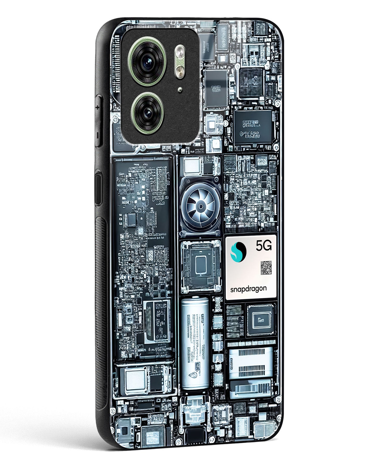 X-ray Vision Cyber Glass Phone Case-Motorola Edge 40