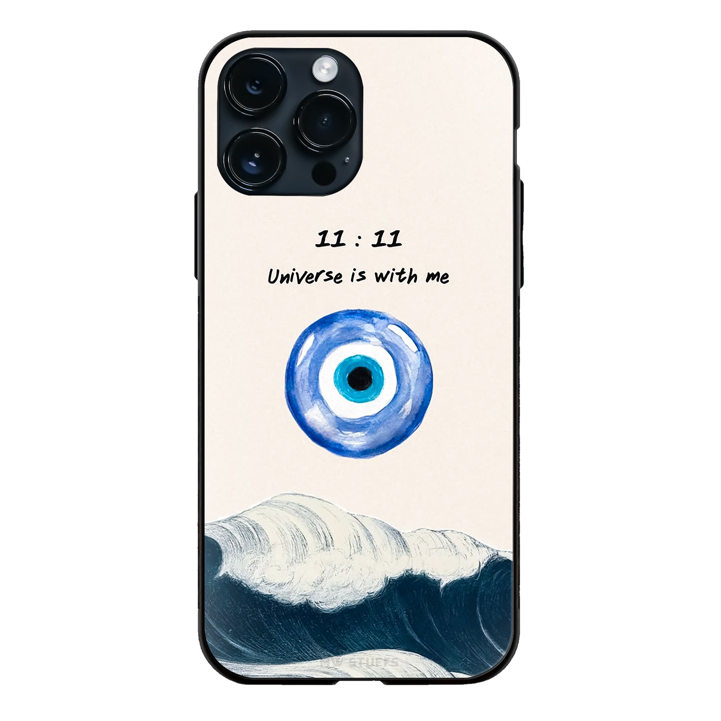 Evil Eye Nazar 11 11 Universe Is With Me Glass Case