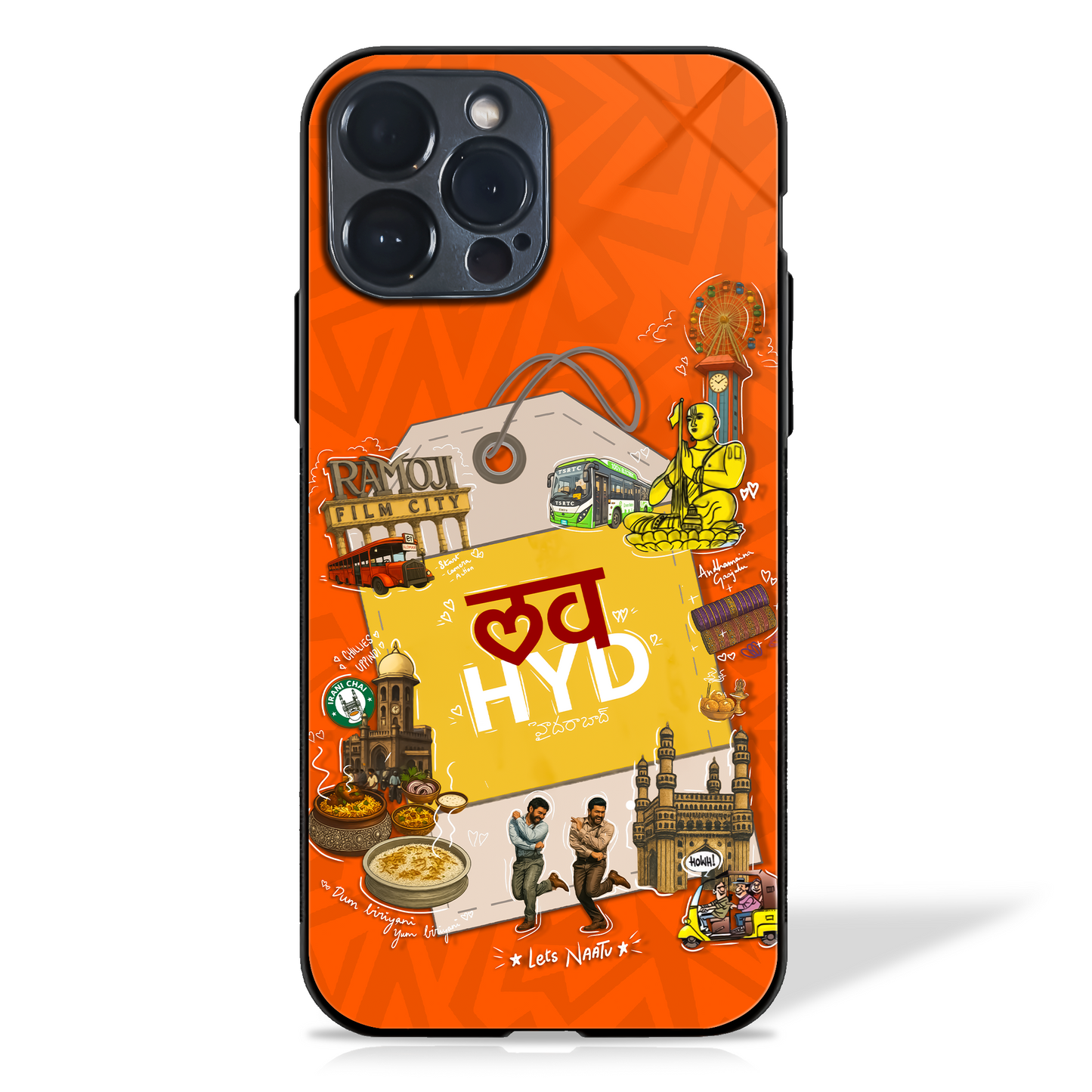 City illustration Glass Case (9 Cities)