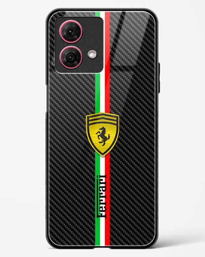 4D Cool Racing Logo Glass Phone Case-Moto G84 5G
