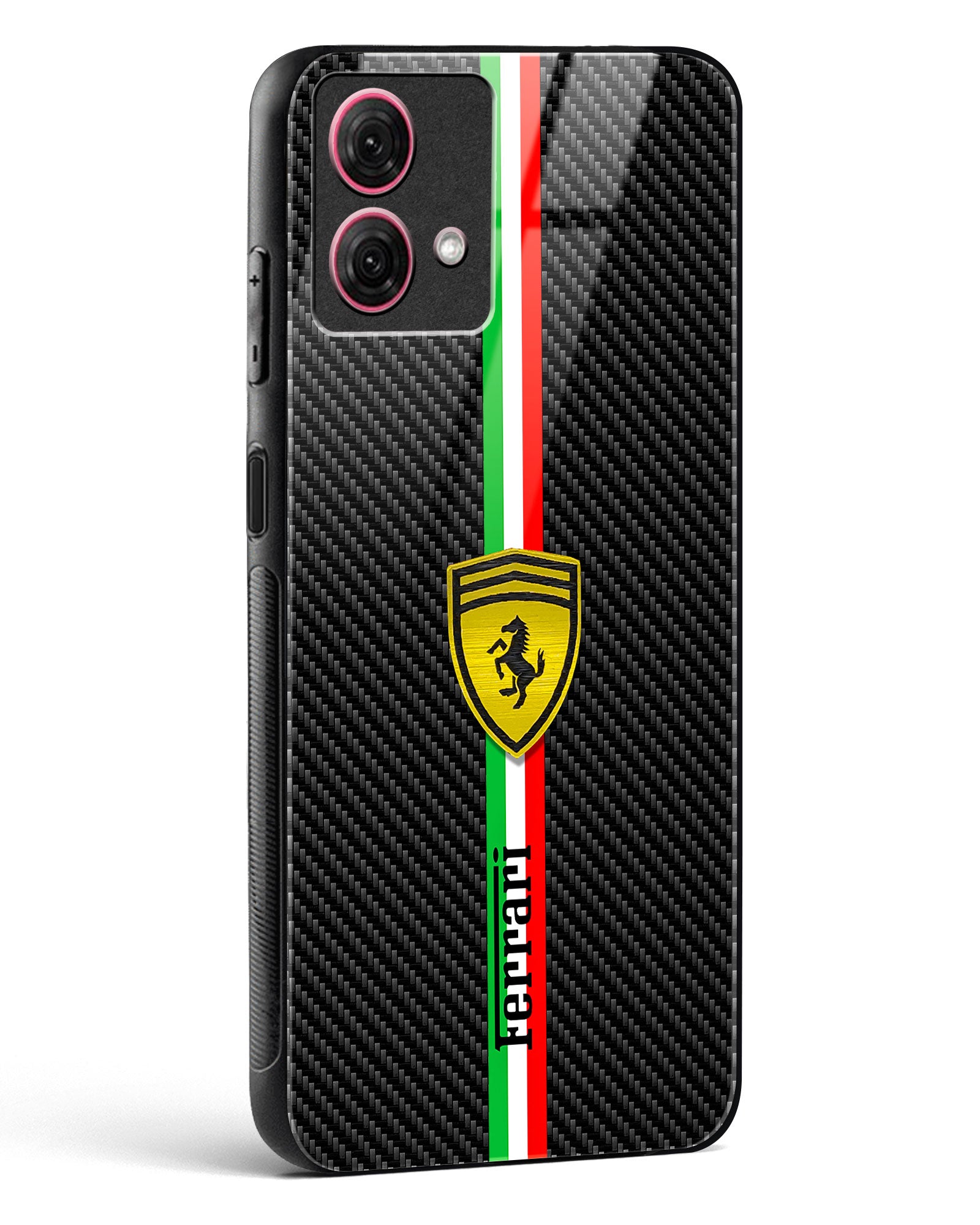 4D Cool Racing Logo Glass Phone Case-Moto G84 5G