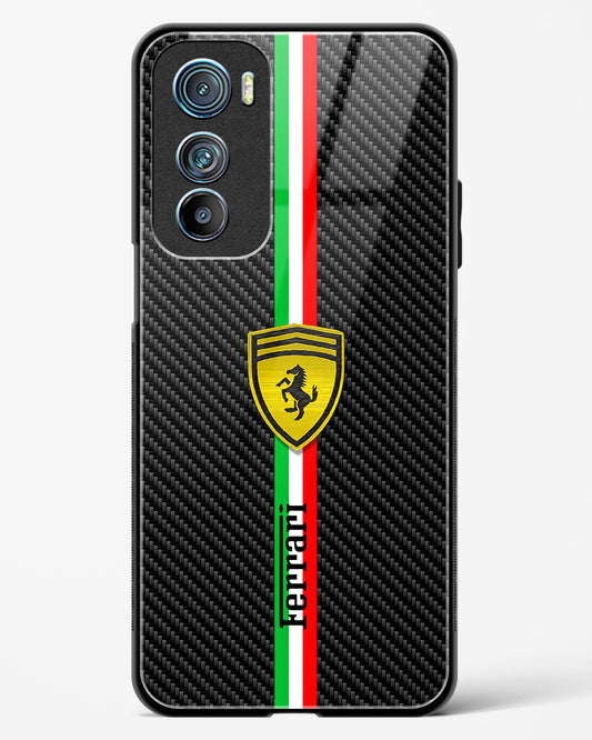 4D Cool Racing Logo Glass Phone Case-Motorola Edge 30
