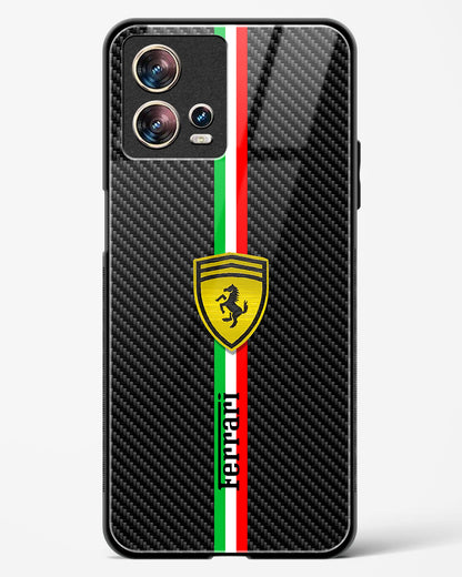 4D Cool Racing Logo Glass Phone Case-Motorola Edge 30 Fusion