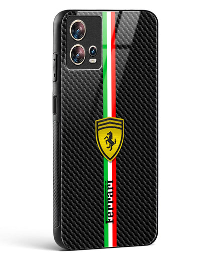4D Cool Racing Logo Glass Phone Case-Motorola Edge 30 Fusion