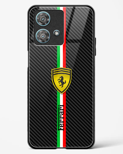 4D Cool Racing Logo Glass Phone Case-Motorola Edge 40 Neo