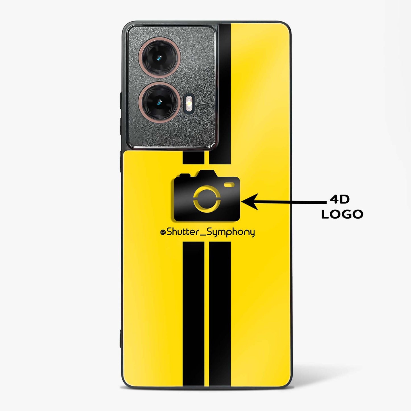 4D Photography Logo Glass Phone Case-Moto G85 5G