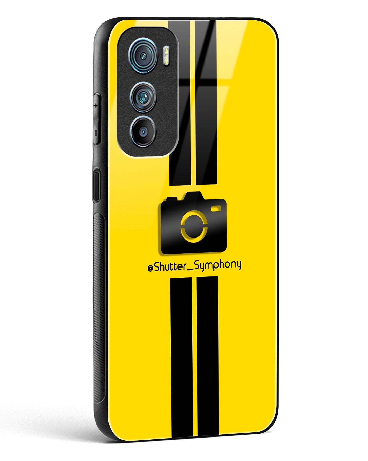 4D Photography Logo Glass Phone Case-Motorola Edge 30