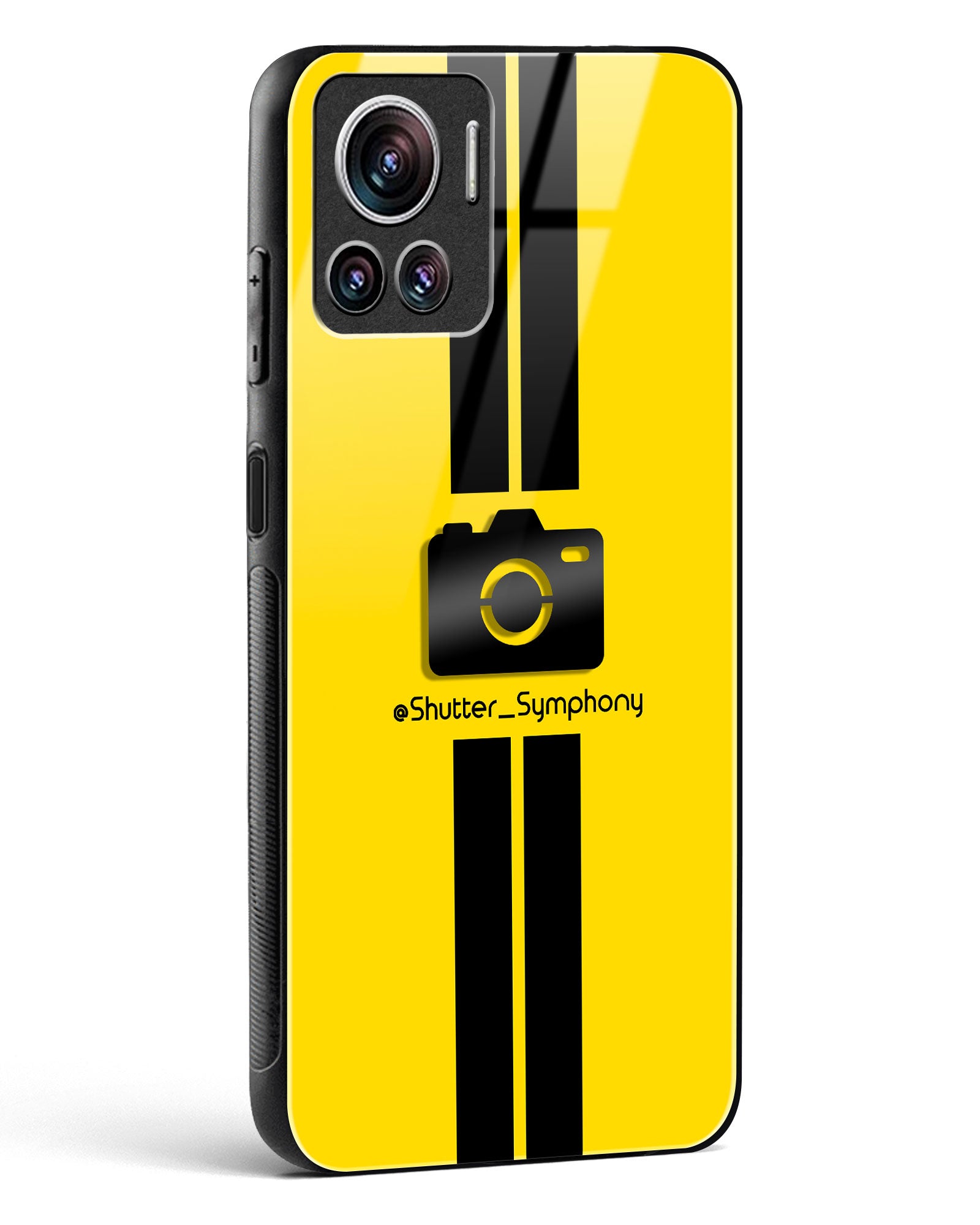 4D Photography Logo Glass Phone Case-Motorola Edge 30 Ultra