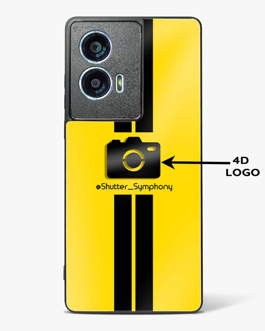 4D Photography Logo Glass Phone Case-Motorola Edge 50 Fusion