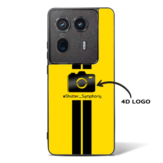 4D Photography Logo Glass Phone Case-Motorola Edge 50 Ultra