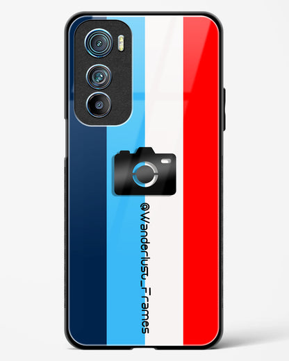 4D Photography Logo Stripes Glass Phone Case-Motorola Edge 30