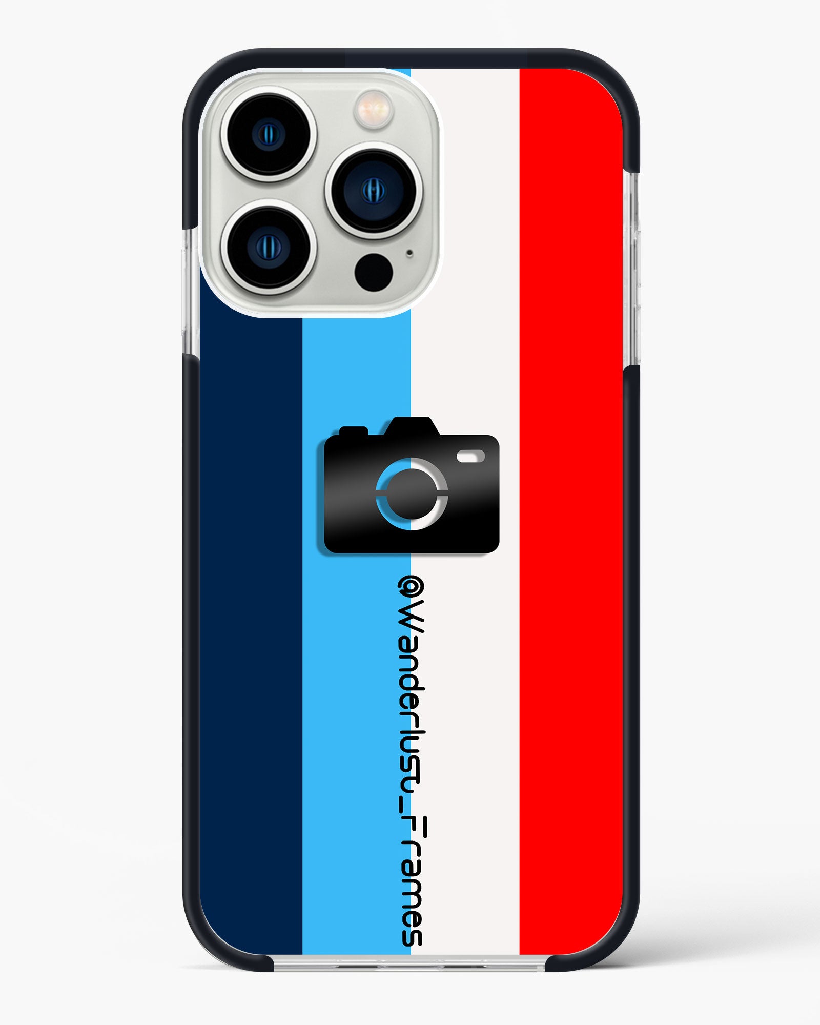 4D Photography  Logo Stripes Impact Drop Protection Case
