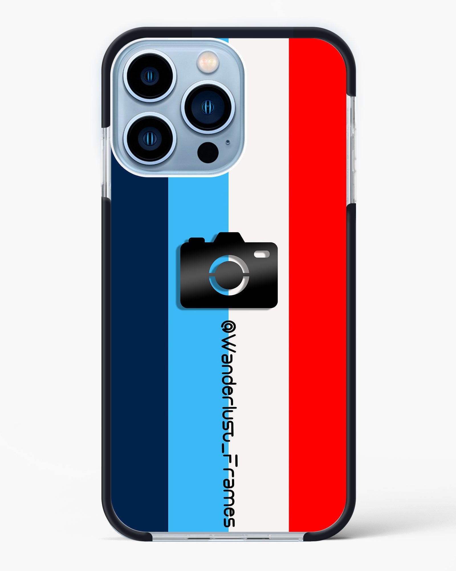 4D Photography  Logo Stripes Impact Drop Protection Case