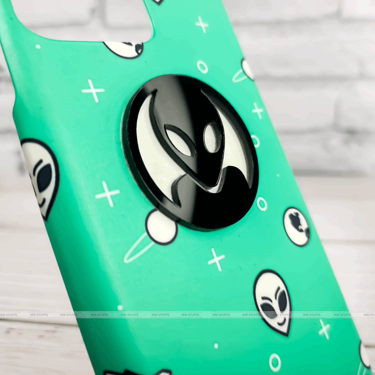 4D Alien Logo Matte Case -  - MW Stuffs - 