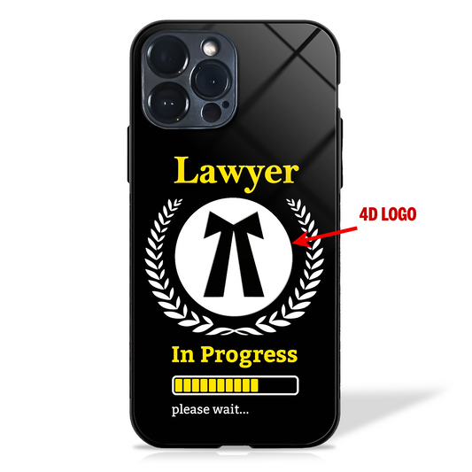 Lawyer in Progress - 4D Logo Glass Case