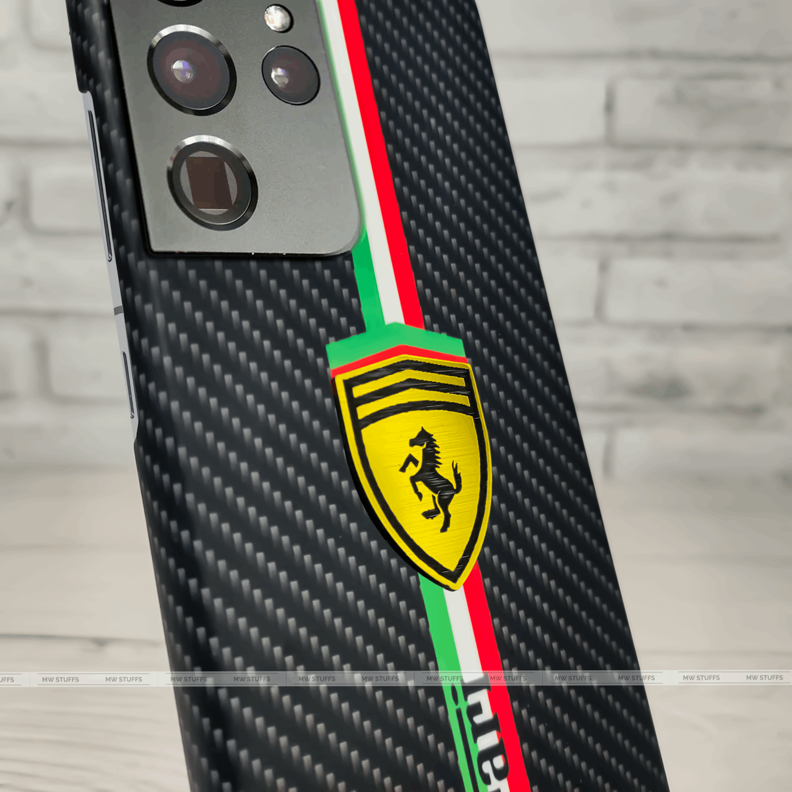 4D Logo Racing Brand Matte Case -  - MW Stuffs - 
