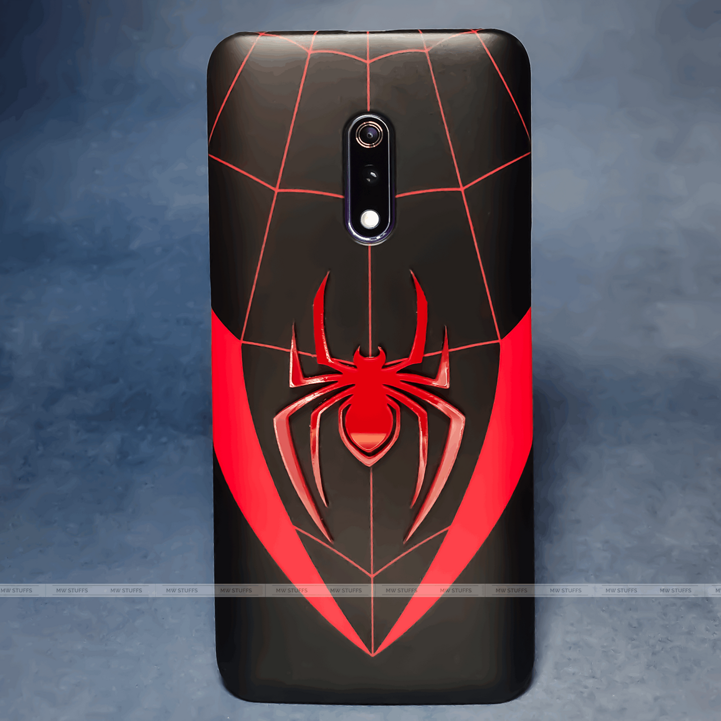 4D Engraved Web Emblem matte phone case