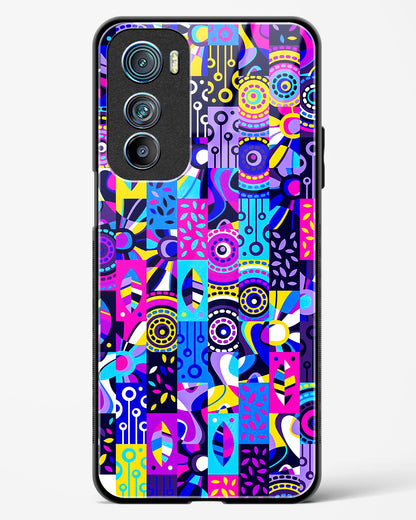 Abstract Fusion Colorful Glass Phone Case-Motorola Edge 30