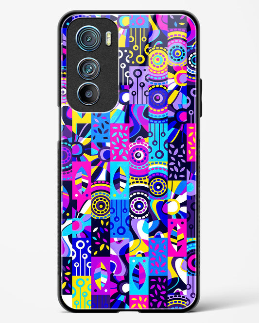 Abstract Fusion Colorful Glass Phone Case-Motorola Edge 30