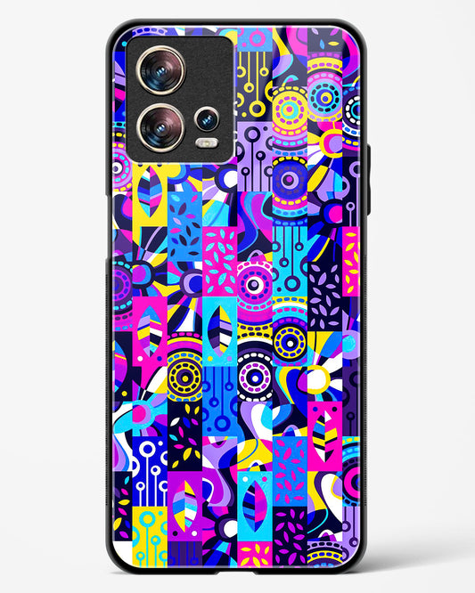Abstract Fusion Colorful Glass Phone Case-Motorola Edge 30 Fusion
