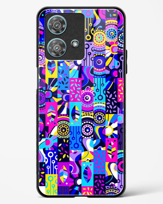 Abstract Fusion Colorful Glass Phone Case-Motorola Edge 40 Neo