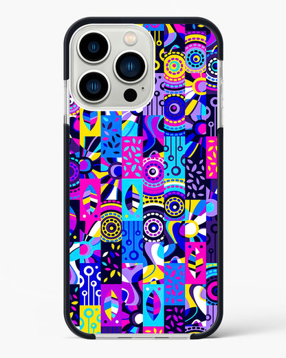 Abstract Fusion Colorful Impact Drop Protection Case
