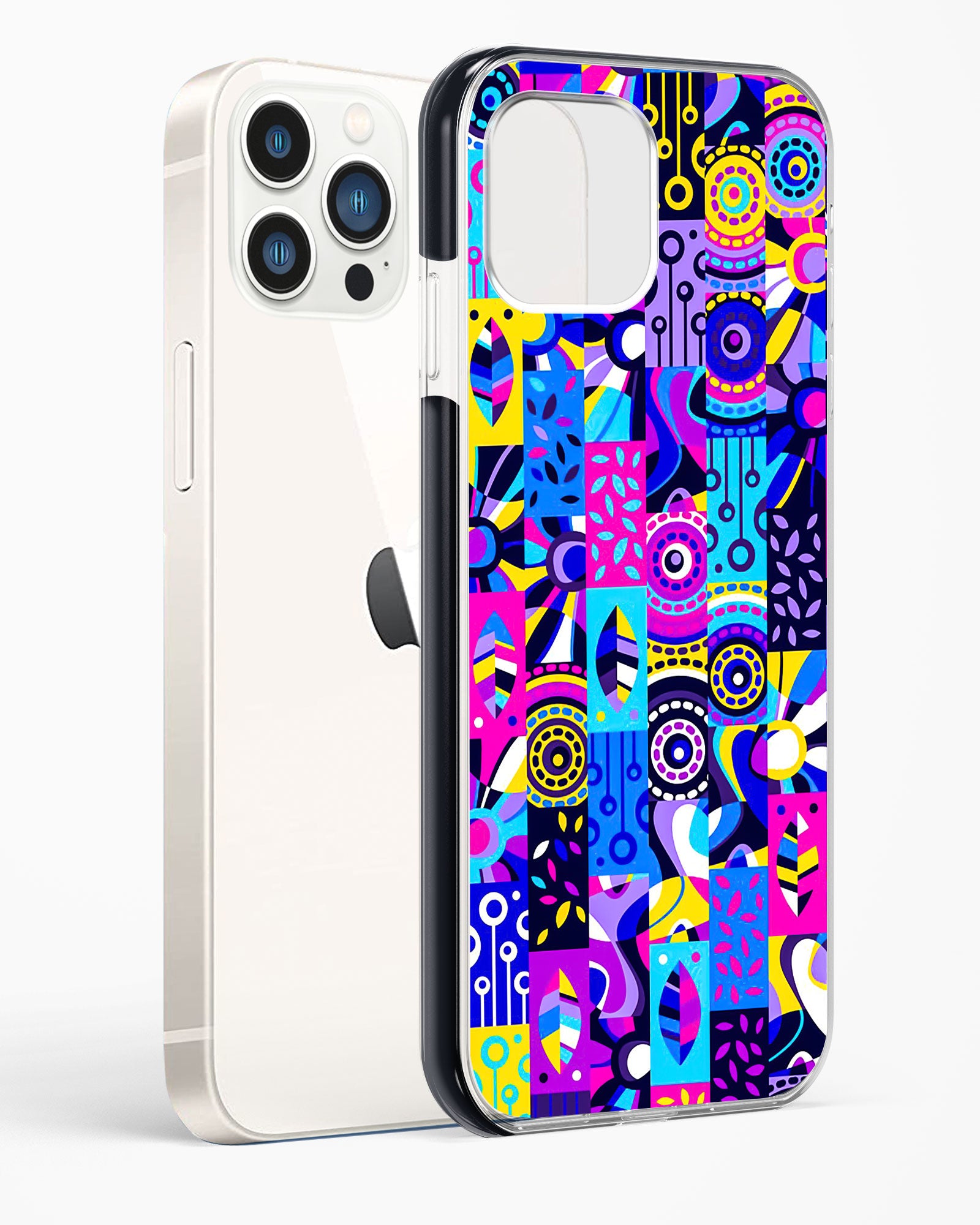 Abstract Fusion Colorful Impact Drop Protection Case
