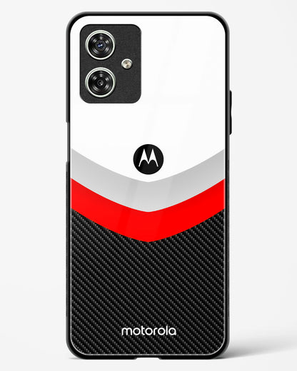 Abstract carbon Pattern Glass Phone Case-Moto G64 5G