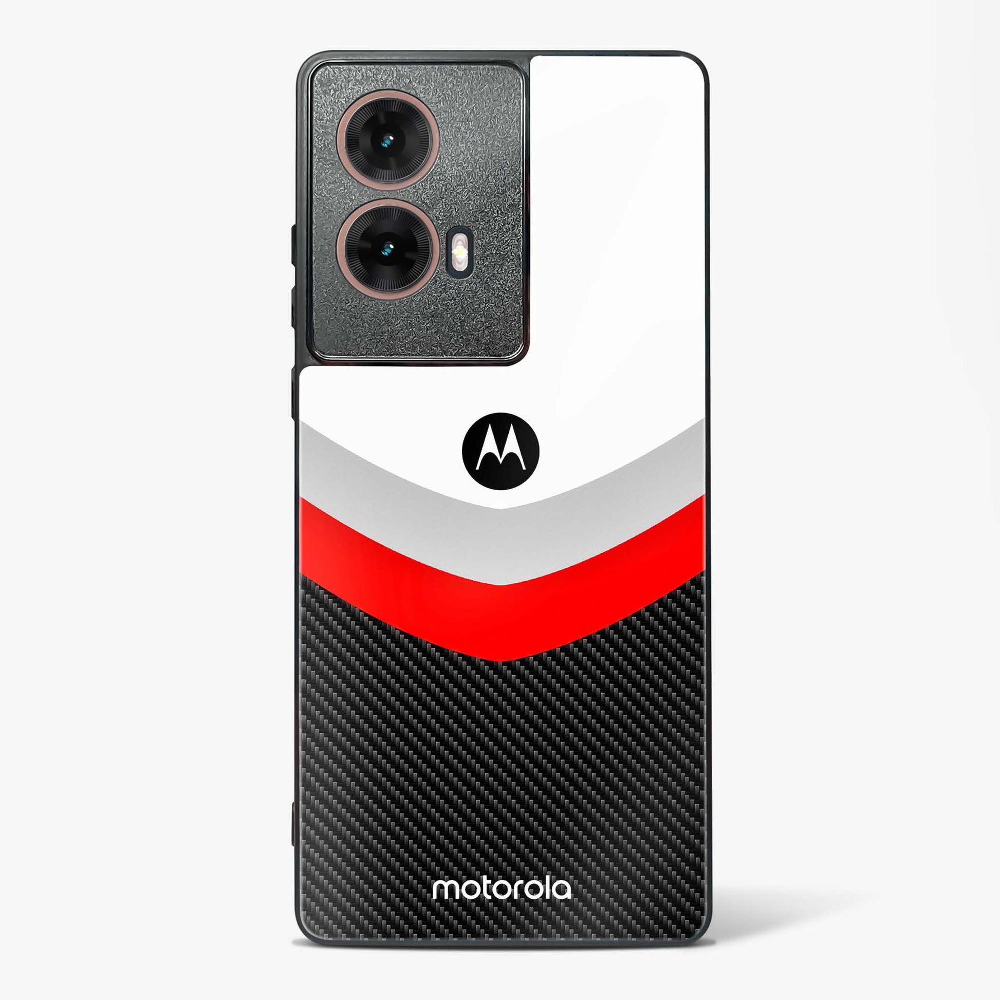 Abstract carbon Pattern Glass Phone Case-Moto G85 5G