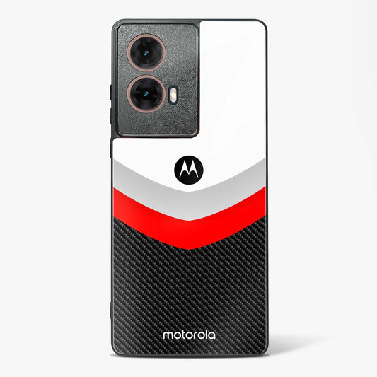 Abstract carbon Pattern Glass Phone Case-Moto G85 5G