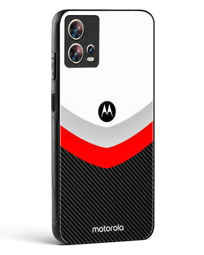 Abstract carbon Pattern Glass Phone Case-Motorola Edge 30 Fusion