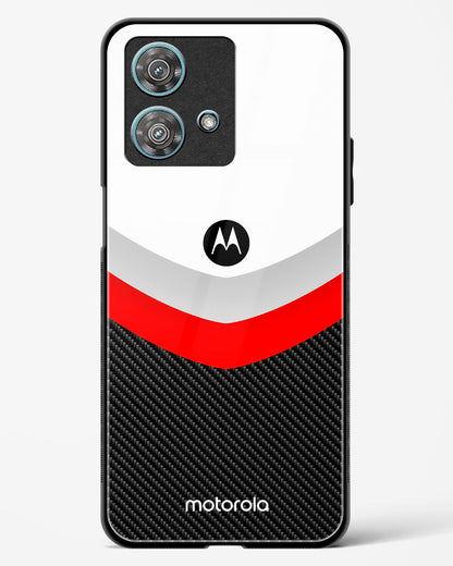 Abstract carbon Pattern Glass Phone Case-Motorola Edge 40 Neo