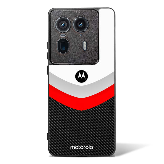 Abstract carbon Pattern Glass Phone Case-Motorola Edge 50 Ultra
